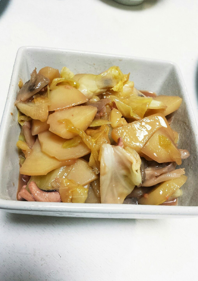 じゃがいもとイカの塩辛の炒め物♪簡単！-レシピのメイン写真