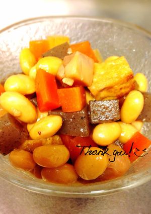 フライパンで簡単煮物！鶏五目煮-レシピのメイン写真