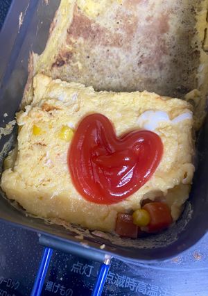 キャンプ飯！MIXベジタブルでオムレツ！-レシピのメイン写真