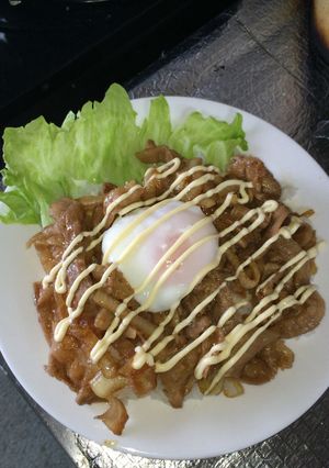 豚丼(テリマヨ温玉のせ)-レシピのメイン写真