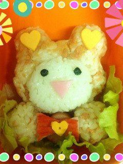 簡単キャラ弁♥プリパラ♥くま のおにぎり-レシピのメイン写真