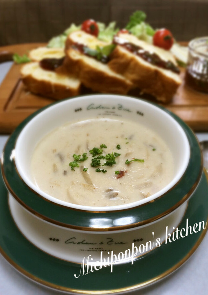 簡単♪家族絶賛♡きのこのクリームスープ-レシピのメイン写真