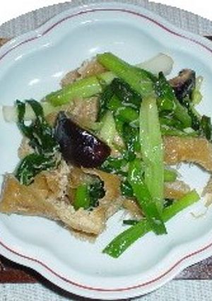 わけぎと油揚げの炒め煮-レシピのメイン写真