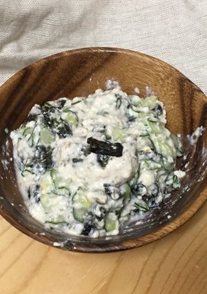 胡瓜の海苔白和え-レシピのメイン写真