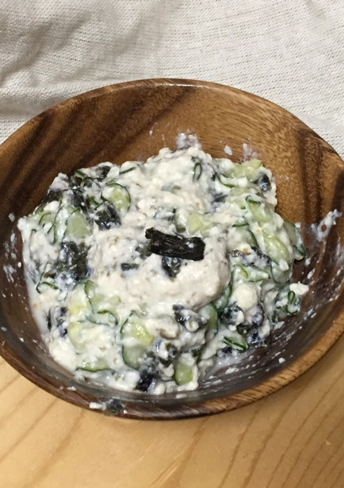 胡瓜の海苔白和え-レシピのメイン写真