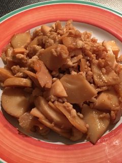 たけのこ鶏そぼろ炒め-レシピのメイン写真