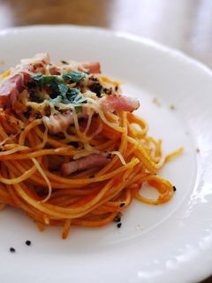 浜納豆トマトソースパスタ-レシピのメイン写真