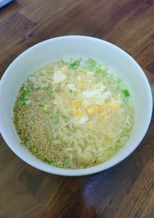 【サッポロ一番】ごまねぎ塩ラーメン-レシピのメイン写真