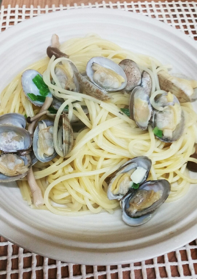 あっさりパスタ！あさりの酒蒸しアレンジ-レシピのメイン写真