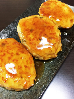 鶏ひき肉のふわふわ和風ハンバーグ-レシピのメイン写真
