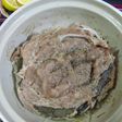 豚肉ともやしの重ね蒸しwithしその塩漬