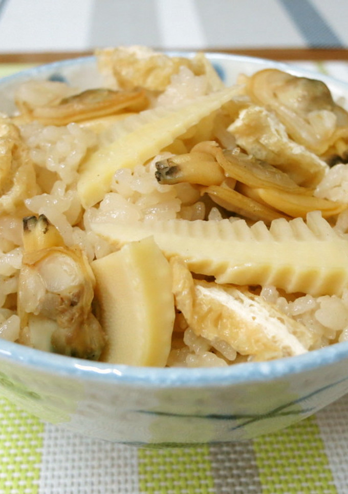 春爛漫♪あさりと筍の簡単炊き込みご飯-レシピのメイン写真