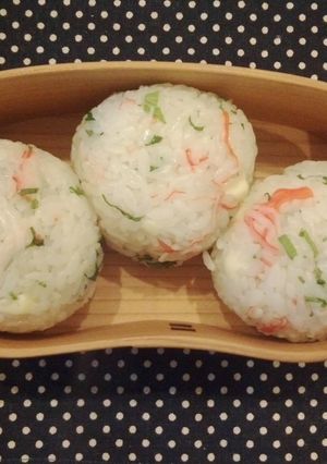 彩り鮮やかおむすび-レシピのメイン写真
