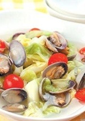 あさりとキャベツの梅こんぶ茶風味-レシピのメイン写真