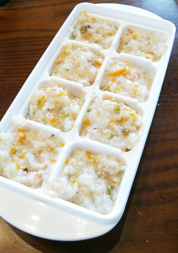 離乳食中期　鮭とたっぷり野菜のおじや-レシピのメイン写真