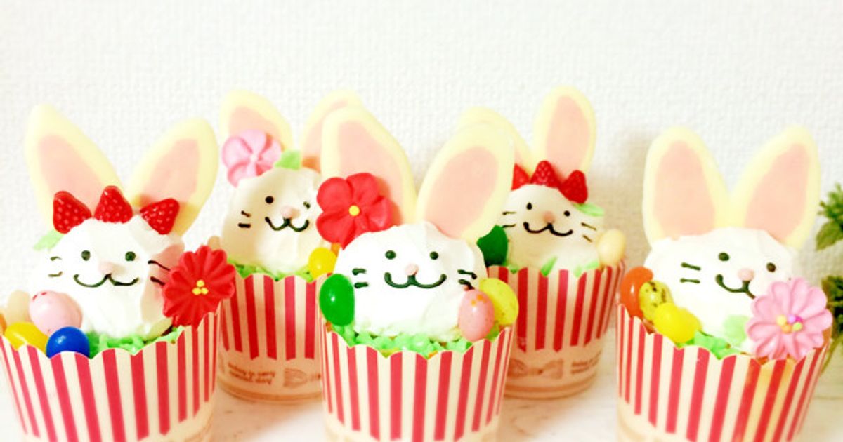 簡単クマさんカップケーキ by はるとまま♡♡♡ 【クックパッド