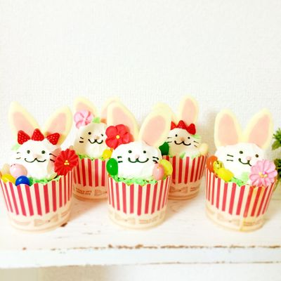 ハートカップケーキ♡うさぎちゃん 【公式通販】