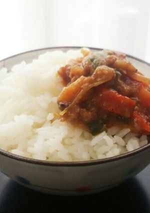 のせて食べる☆肉味噌-レシピのメイン写真