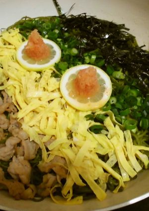 瓦そば風☆焼き茶そば-レシピのメイン写真