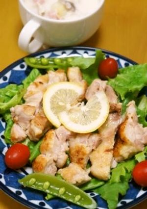 鶏肉の塩レモンソテー-レシピのメイン写真