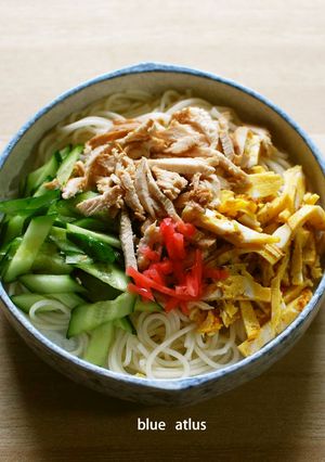 レモンな☆冷やし鶏むね麺-レシピのメイン写真