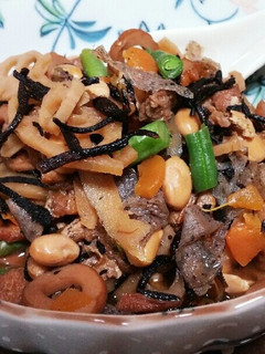 鶏肉入りでめちゃ旨♪♡五目ひじきの煮物♡-レシピのメイン写真