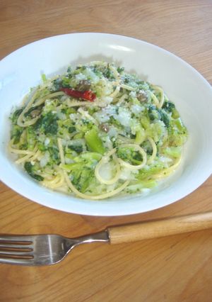 くたくた野菜とケイパーのパスタ-レシピのメイン写真
