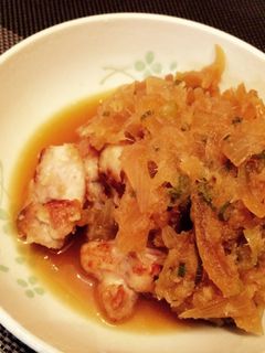*〜鶏モモ肉の玉ねぎと大根おろし添え〜*-レシピのメイン写真