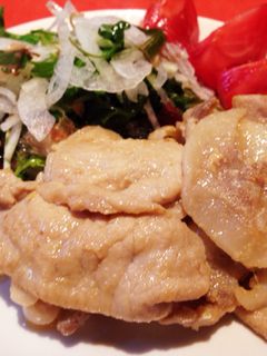 ヨーグルトでやわらか生姜焼き-レシピのメイン写真