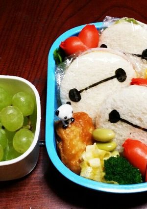とにかく簡単♡ベイマックス☆サンド弁当☆-レシピのメイン写真