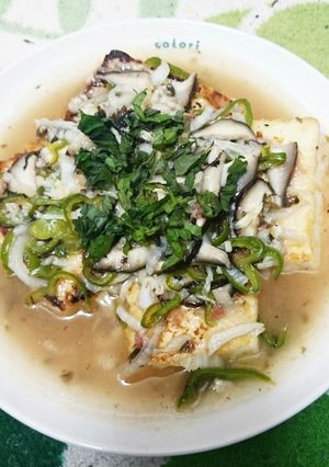 豆腐ステーキ♪中華あんかけ梅風味-レシピのメイン写真