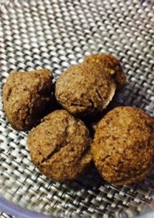 小麦粉簡単おやつ。レンジ2分珈琲ボーロ-レシピのメイン写真