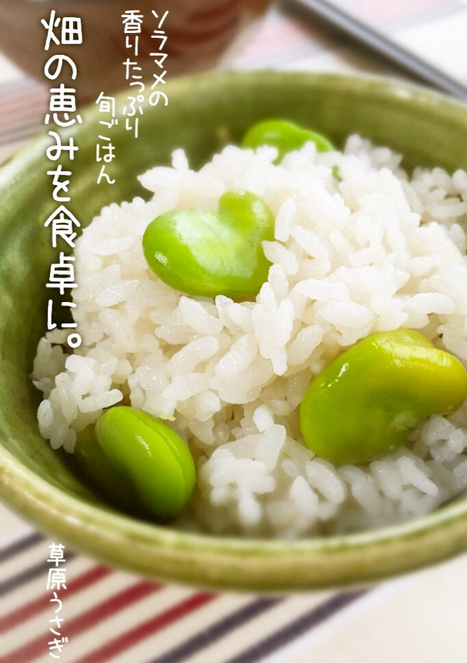 和味☆ソラマメの香りたっぷり旬ごはん-レシピのメイン写真