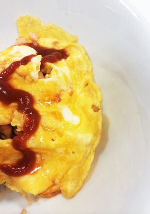 鮭とケチャップライスのオムライス-レシピのメイン写真