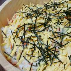 簡単☆お祝いにも♡焼き鮭のちらし寿司-レシピのメイン写真