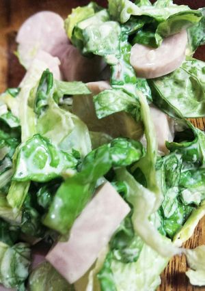 サンチェと魚肉ソーセージのサラダ-レシピのメイン写真