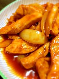懐かしい味!柔らか鶏胸肉ミートボール味-レシピのメイン写真