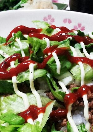 超簡単！おいしいタコライス♪-レシピのメイン写真