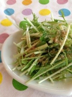 簡単♪水菜のサラダ-レシピのメイン写真