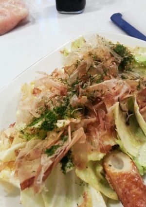 春キャベツ&ちくわのチーズ炒め-レシピのメイン写真