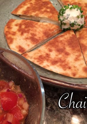 チーズのトルティーヤと即席サルサ-レシピのメイン写真