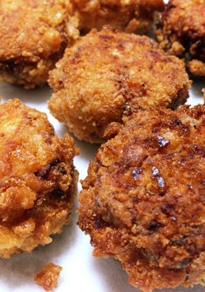 かっぱえびせん衣で＊チキンボール揚げ-レシピのメイン写真
