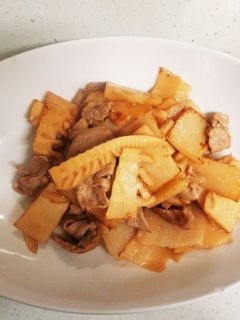 新筍と豚肉炒め-レシピのメイン写真