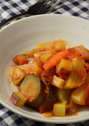 簡単おいしい! 根菜のカポナータ-レシピのメイン写真