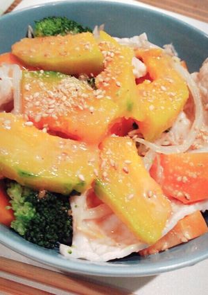 豚しゃぶと温野菜のサラダ-レシピのメイン写真