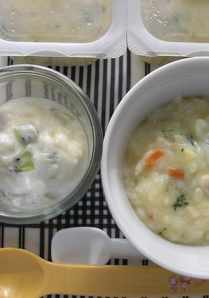 ☆離乳食後期☆鮪卵野菜ごはん＊作り置き用-レシピのメイン写真