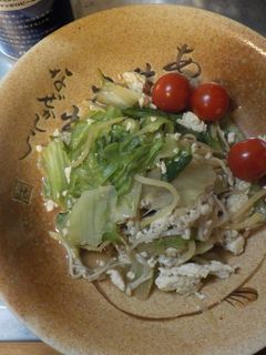 レタスと豆腐の簡単ピリ辛炒め-レシピのメイン写真