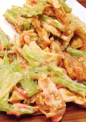 シェフ直伝　八尾名物若ゴボウのかき揚げ-レシピのメイン写真