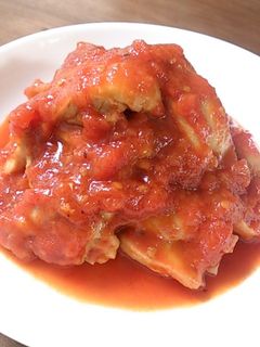 簡単☆鶏肉のトマト煮込み-レシピのメイン写真