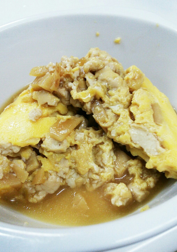 筍と木綿豆腐の卵とじ-レシピのメイン写真